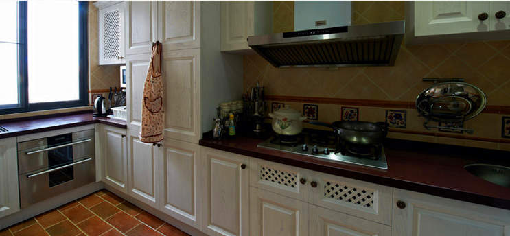 高清现代简欧风格厨房装修效果图